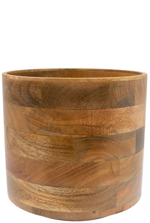 Helle bloempot hout 23cm