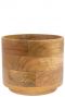 Helle bloempot hout 16cm